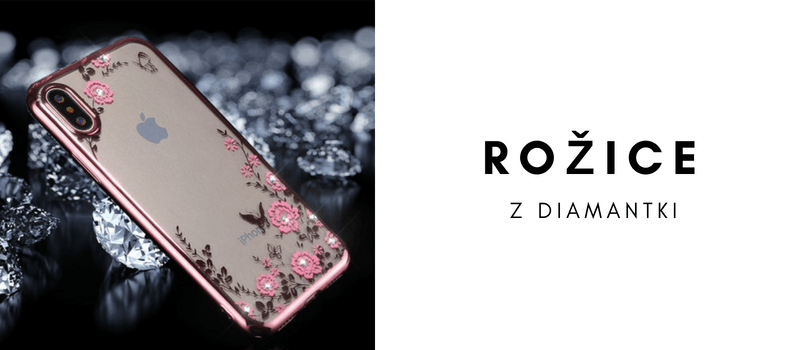 Ovitki za iPhone XR rozice z diamantki