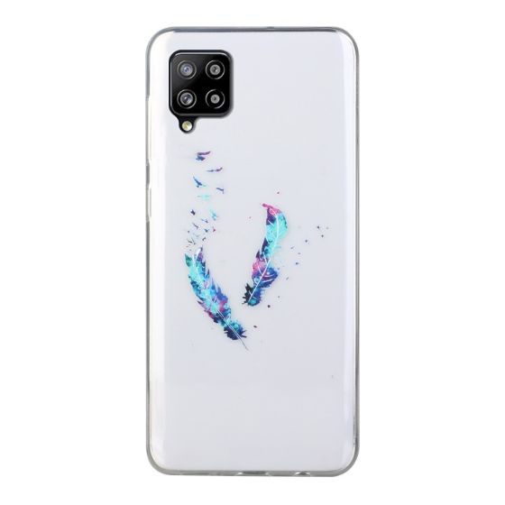 Samsung Galaxy A12 - ovitek soft gel TPU s peresom (prosojen)